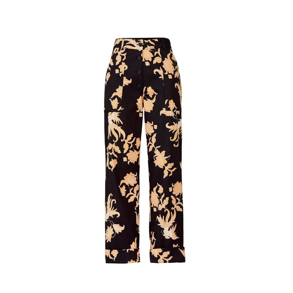 Scotch & Soda Floral Print Cropped Trouser Pants - Picture 3 of 8